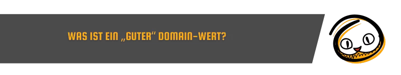 Was ist ein guter Domain-Wert